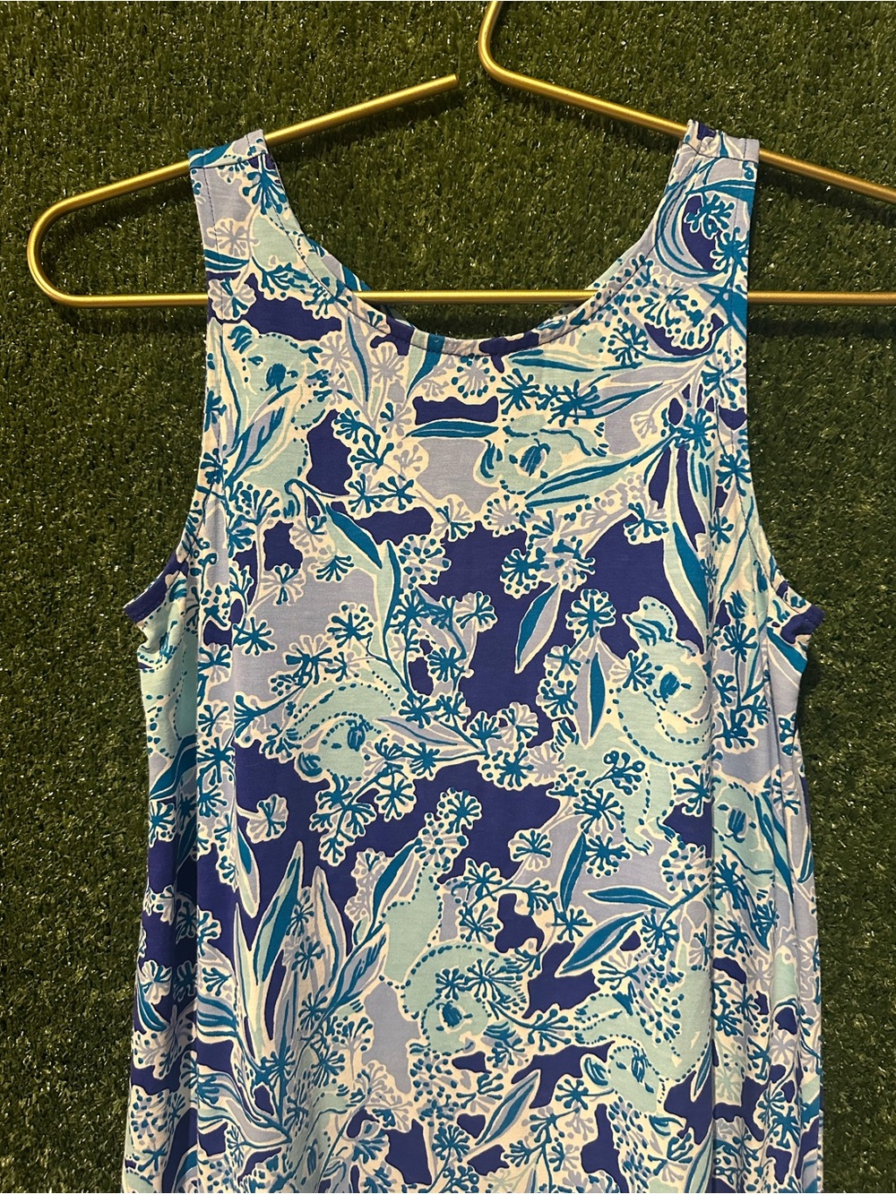 Lilly Pulitzer Kristen Dress in Royal Purple Koalafications - Picture 3 of 6